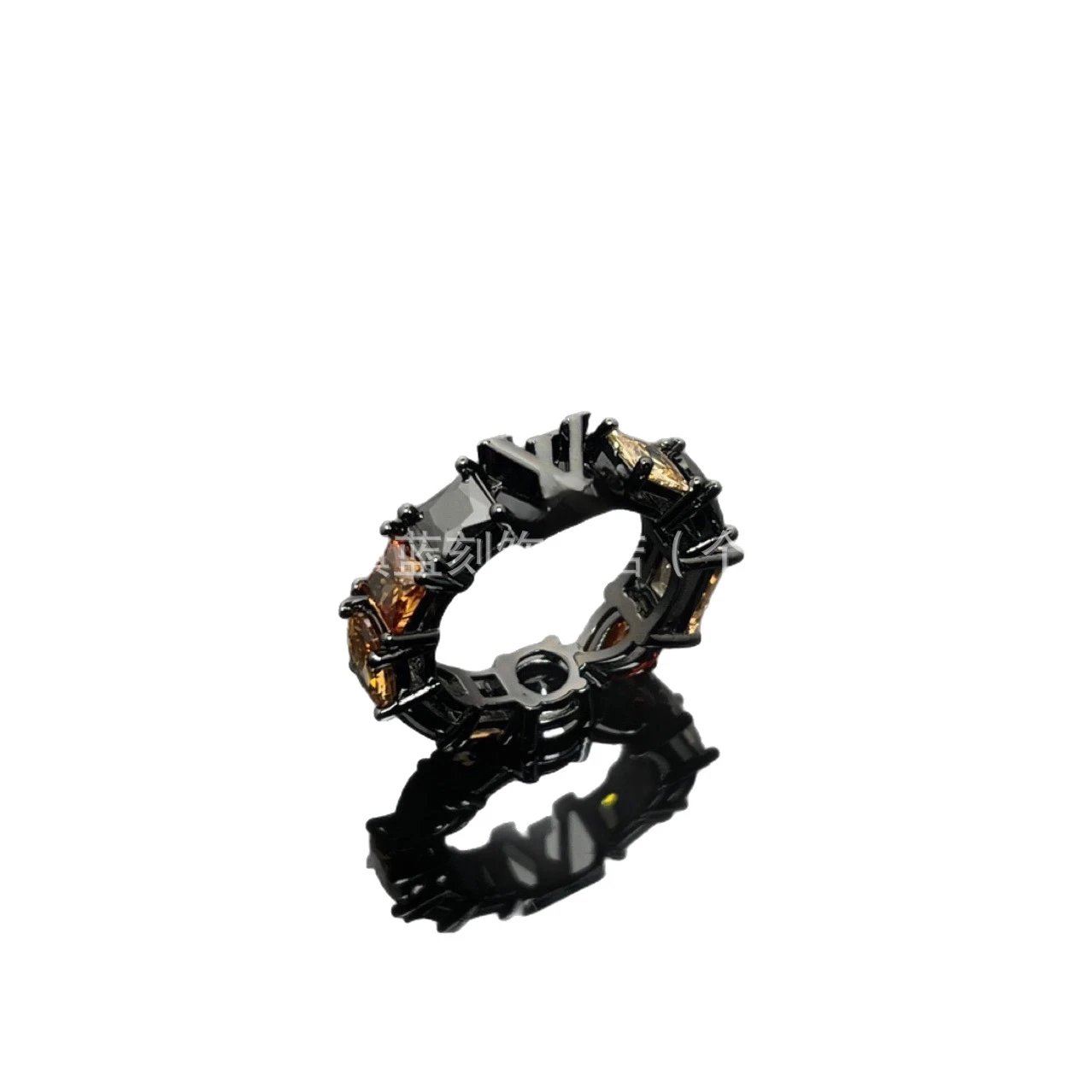 Unbranded Jewelry Prong-Set Rhinestone Eternity Ring image 5