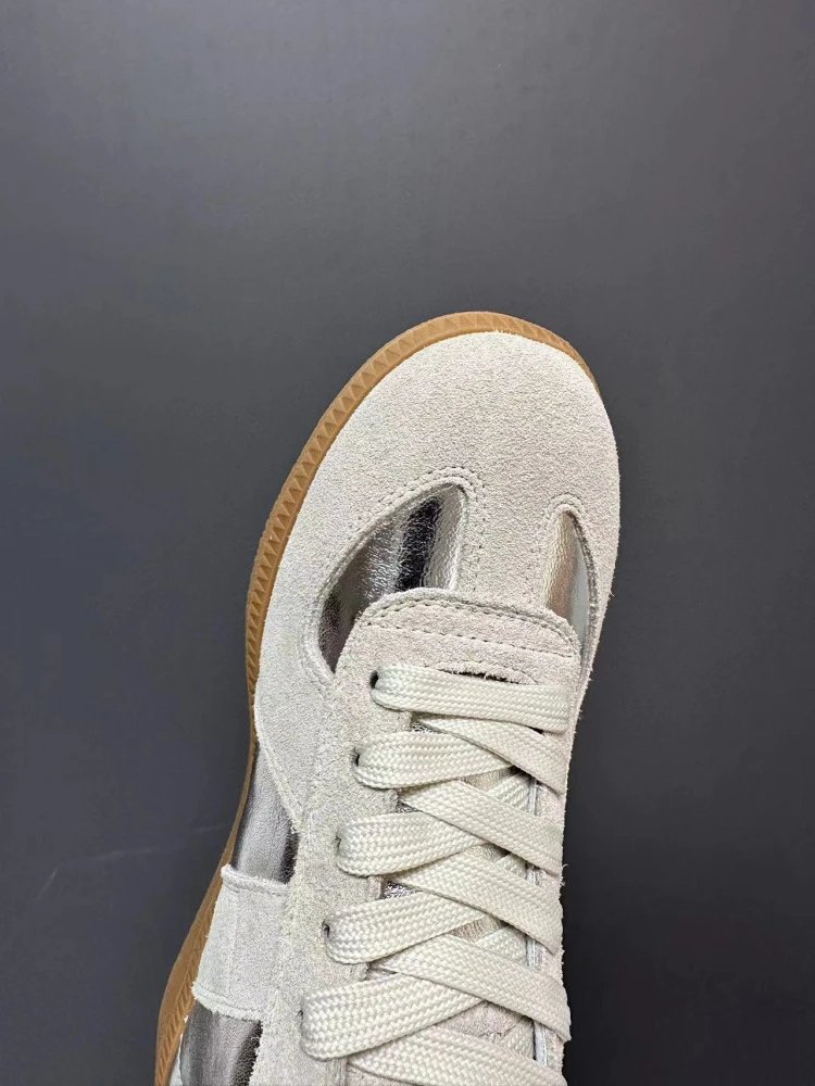 Maison Margiela Replica Sneakers Tan Suede Casual Shoes - 8