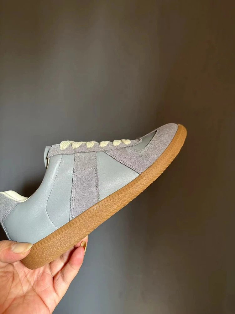 Maison Margiela Replica Sneakers Tan Suede Casual Shoes - 17