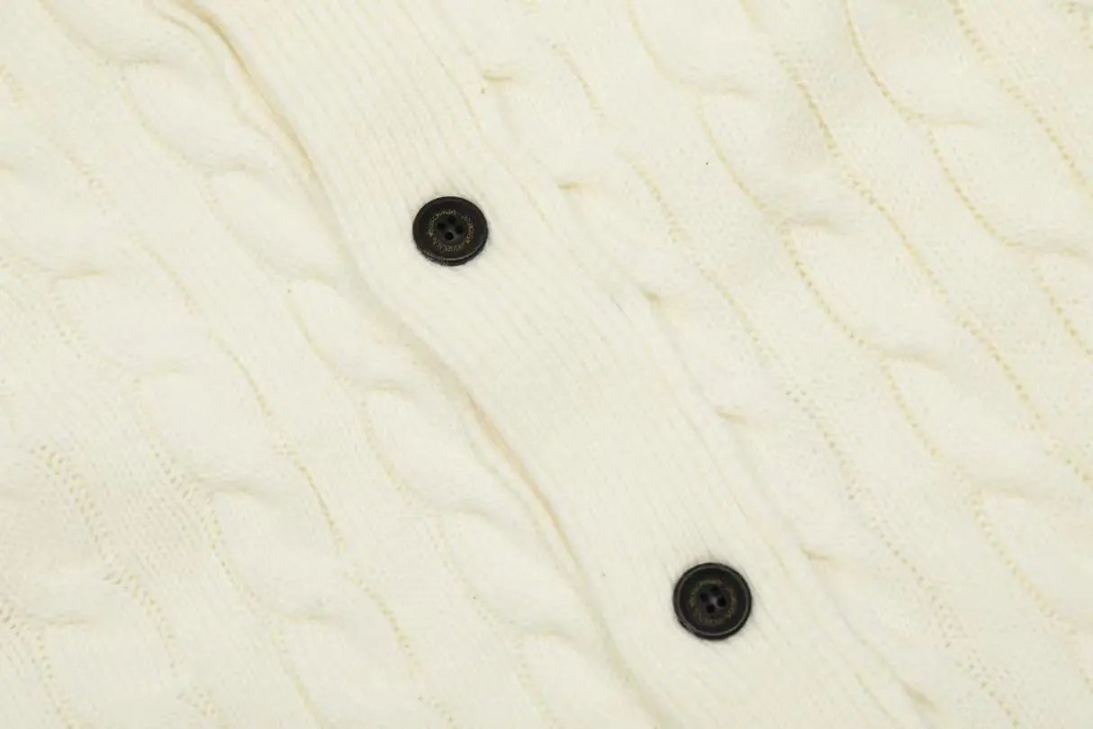 Vivienne Westwood Red Label Cable Knit Cardigan Ivory - 12