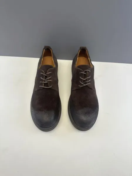 Design Suede Derby Shoes Brown Casual Shoes - 19
