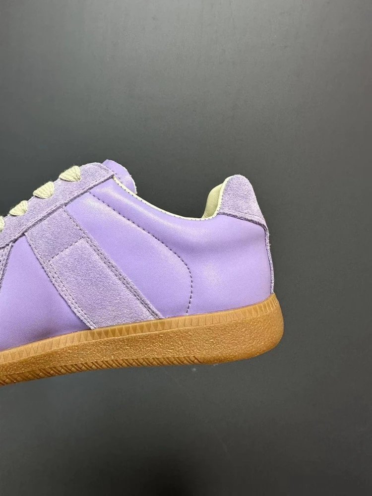 Maison Margiela Replica Sneakers Tan Suede Casual Shoes - 37