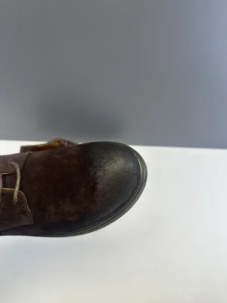 Design Suede Derby Shoes Brown Casual Shoes - 24
