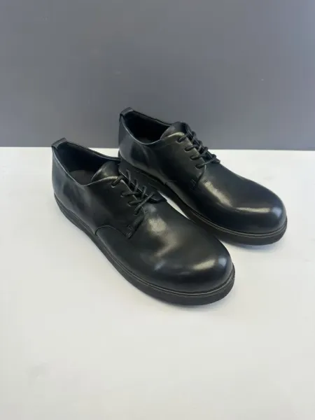 Design Suede Derby Shoes Brown Casual Shoes - 4