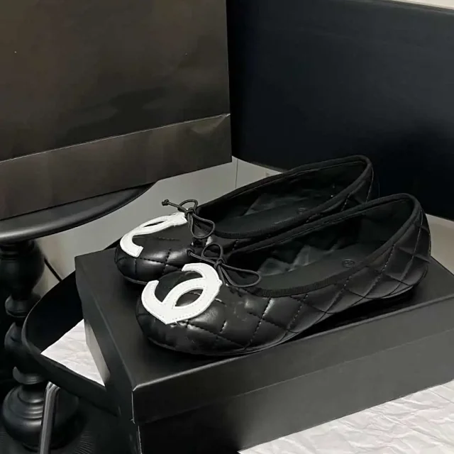 Chanel Casual Shoes Quilted Bow Ballet Flats product detail image 5