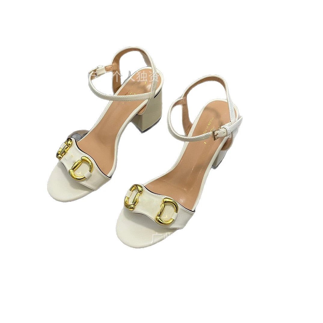 Gucci Sandals Horsebit Block-Heel Ankle-Strap image 5