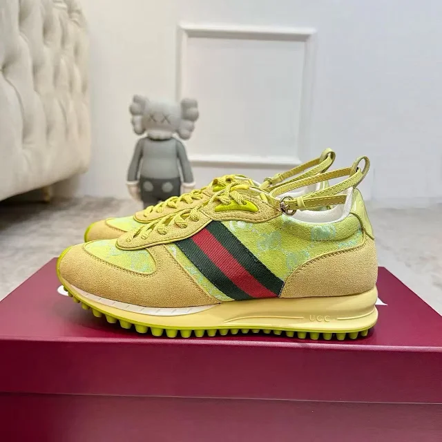 Gucci Sneakers Lace-Up High-Top with Ankle Strap product detail image 1