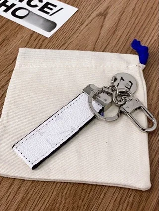 Unbranded Uncategorized Monogram Leather Keychain product detail image 1
