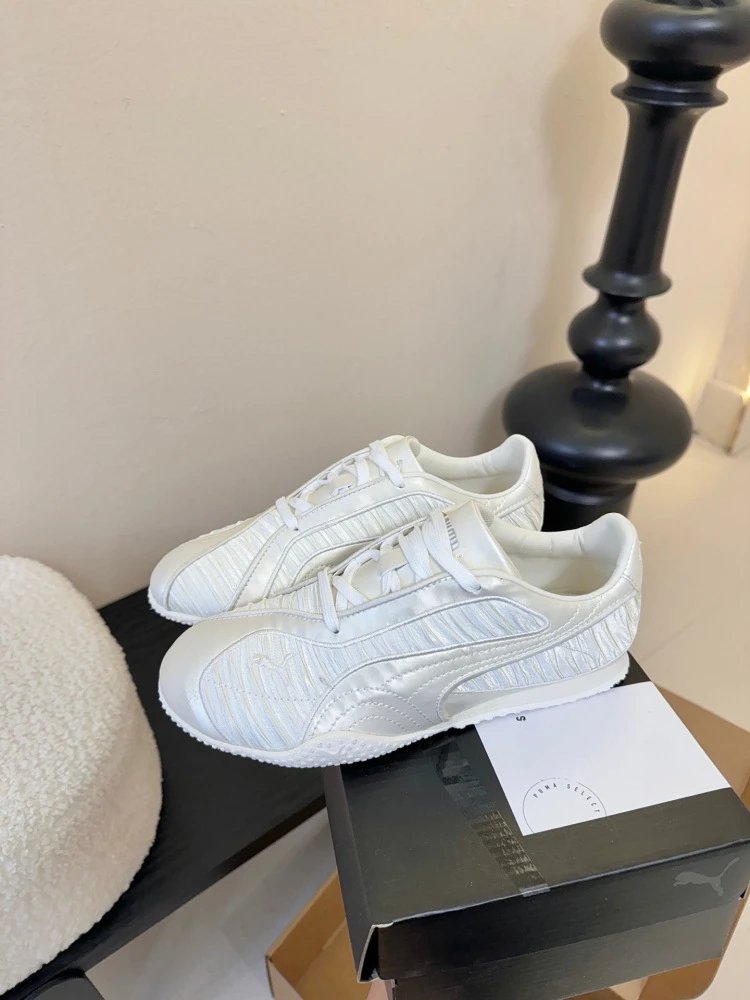 Puma RS-X3 White Textured Sneakers - 7