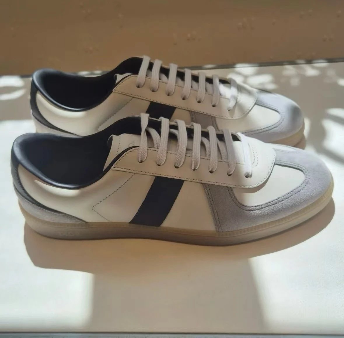 Dior B23 Low Black Leather Sneakers - 5