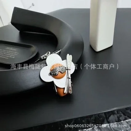 Louis Vuitton Uncategorized Plush and Monogram Bag Charm Keychain product detail image 3