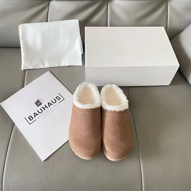 Unbranded Slippers Shearling-Lined Closed-Back Slip-On product detail image 4