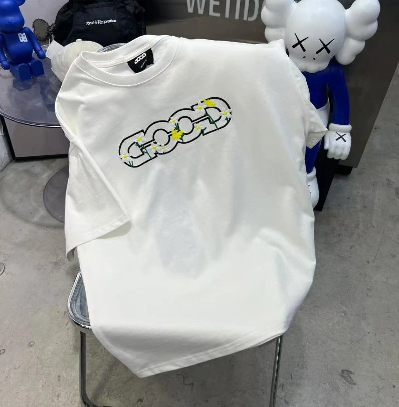 GRA Chain Link Graphic White T-Shirt - 6
