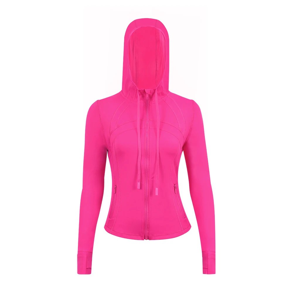Design Performance Hooded Windbreaker Blue Activewear Jacket - 27