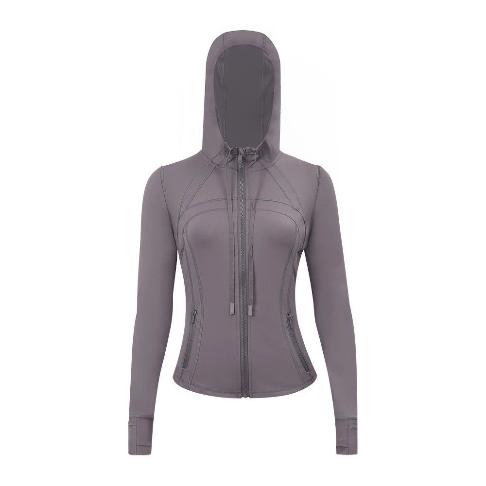 Design Performance Hooded Windbreaker Blue Activewear Jacket - 19
