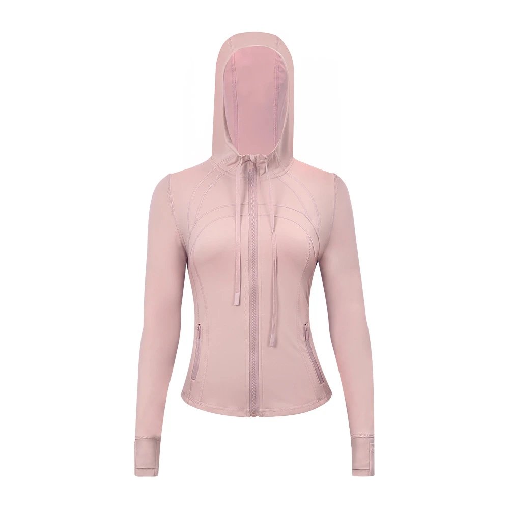 Design Performance Hooded Windbreaker Blue Activewear Jacket - 17