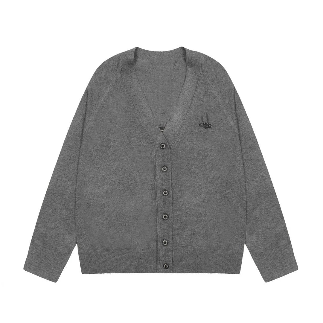 Saint Tears Embroidered Cable Knit Cardigan Black - 3