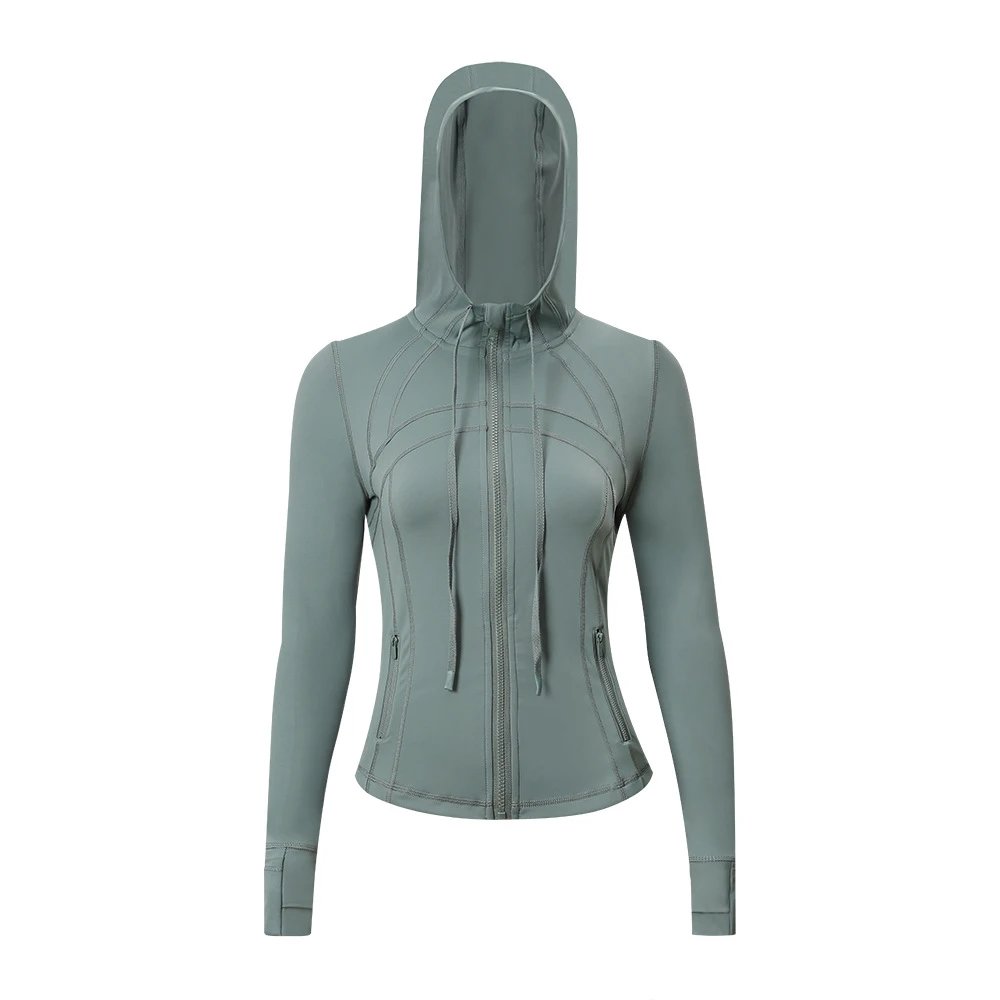 Design Performance Hooded Windbreaker Blue Activewear Jacket - 30