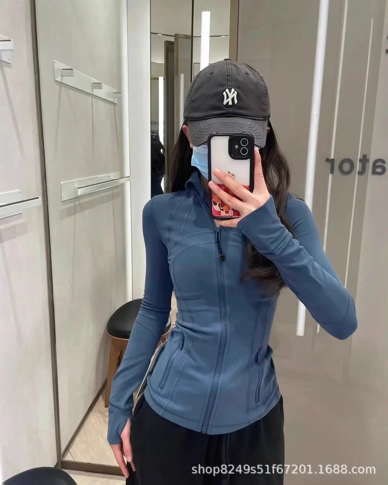 Lululemon Define Jacket Dusty Blue Outerwear - 34