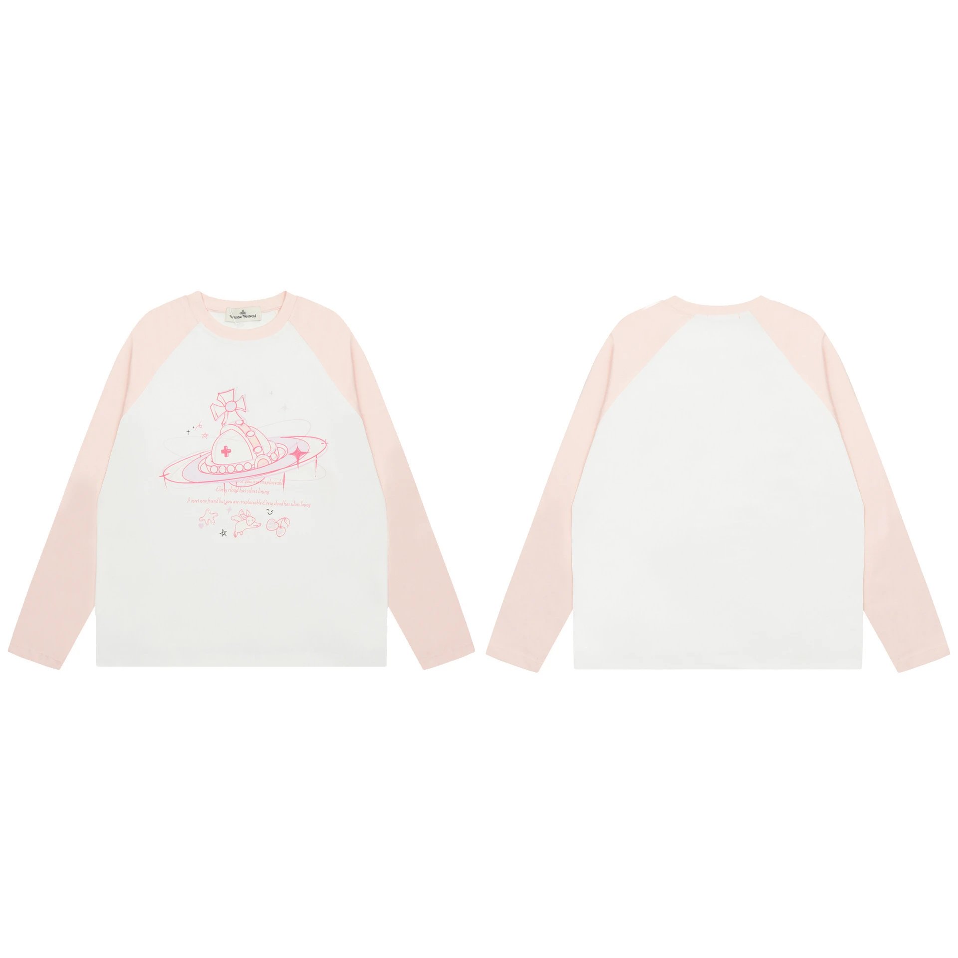 Vivienne Westwood x Digital Pionker Graphic Long-Sleeve T-Shirt White - 13