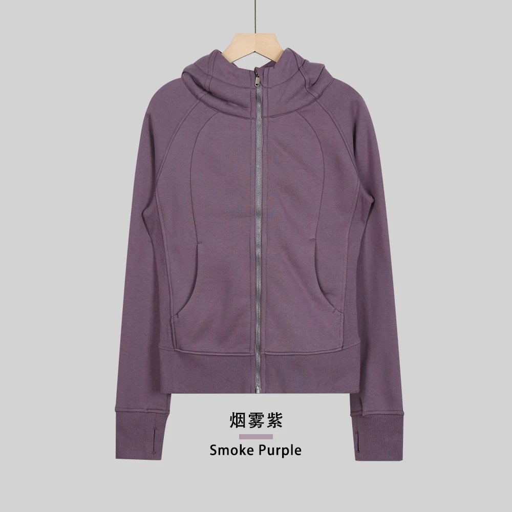 Slimming hoodie smoke purple