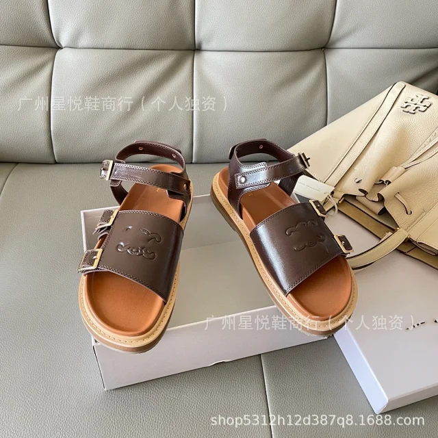 Tory Burch Sandals Double-T Logo Buckle product detail image 7