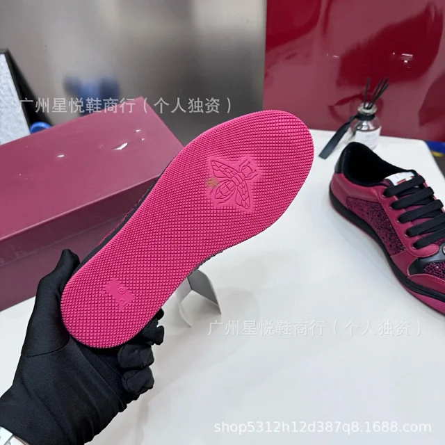Unbranded Sneakers Rhinestone Low-Top Lace-Up product detail image 17