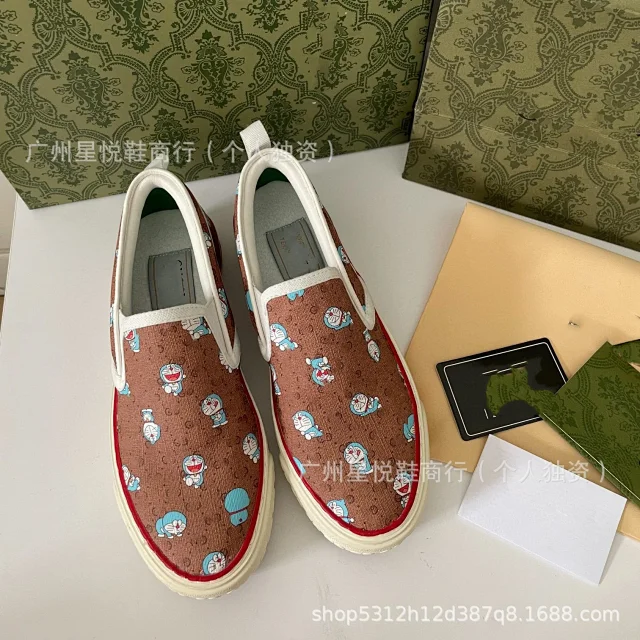 Unbranded Sneakers Platform Slip-On Canvas with Monogram Pattern product detail image 12