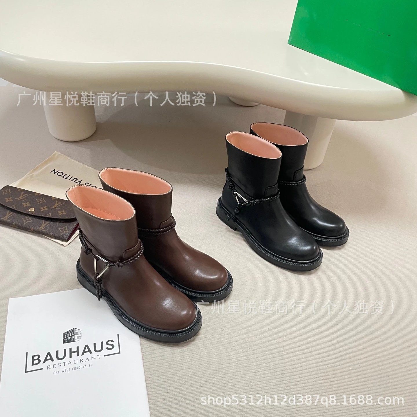 Louis Vuitton Epi Leather Ankle Boots Black - 9