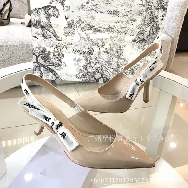 Dior High Heels J'Adior Bow Slingback Pumps product detail image 20