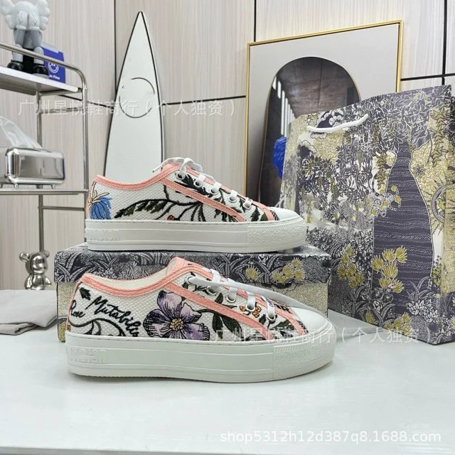 Dior Sneakers Low-Top Platform Oblique Jacquard product detail image 8