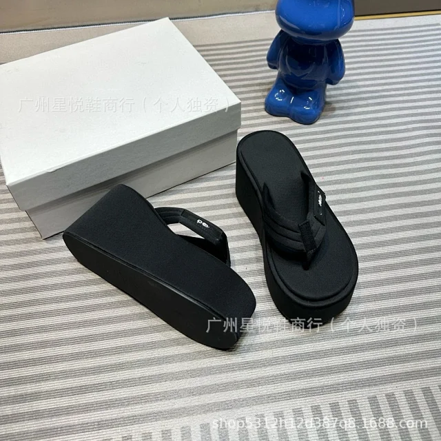 Unbranded Slippers Platform Wedge Flip-Flops product detail image 17