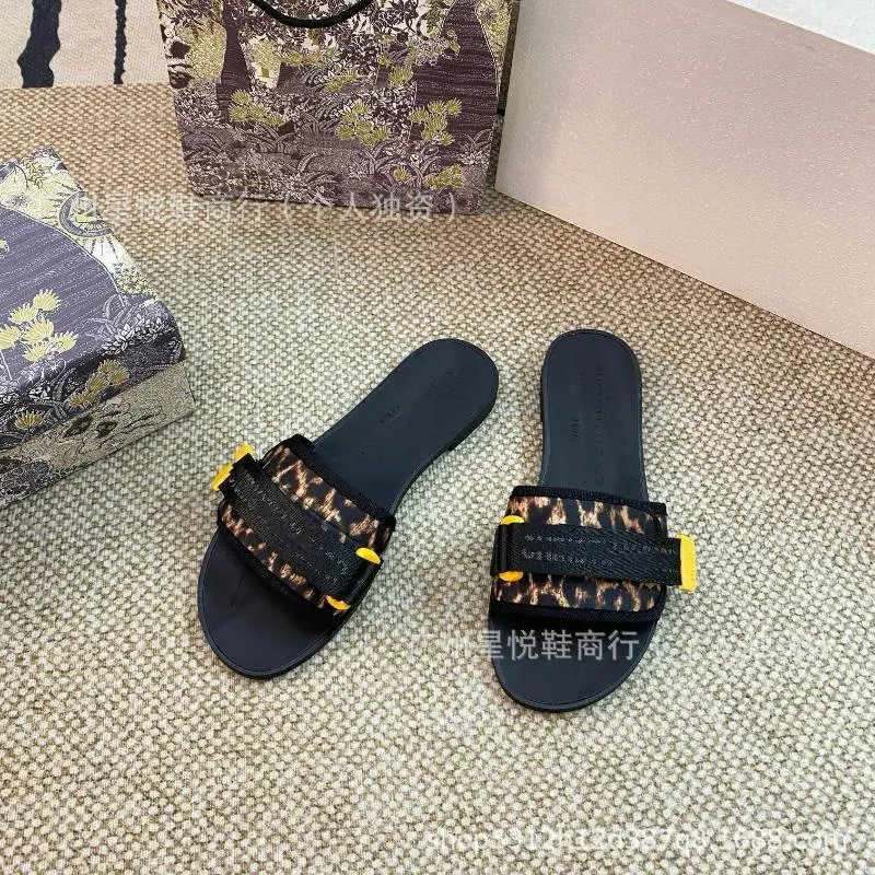 Off-White Industrial Strap Slide Sandals Black - 7