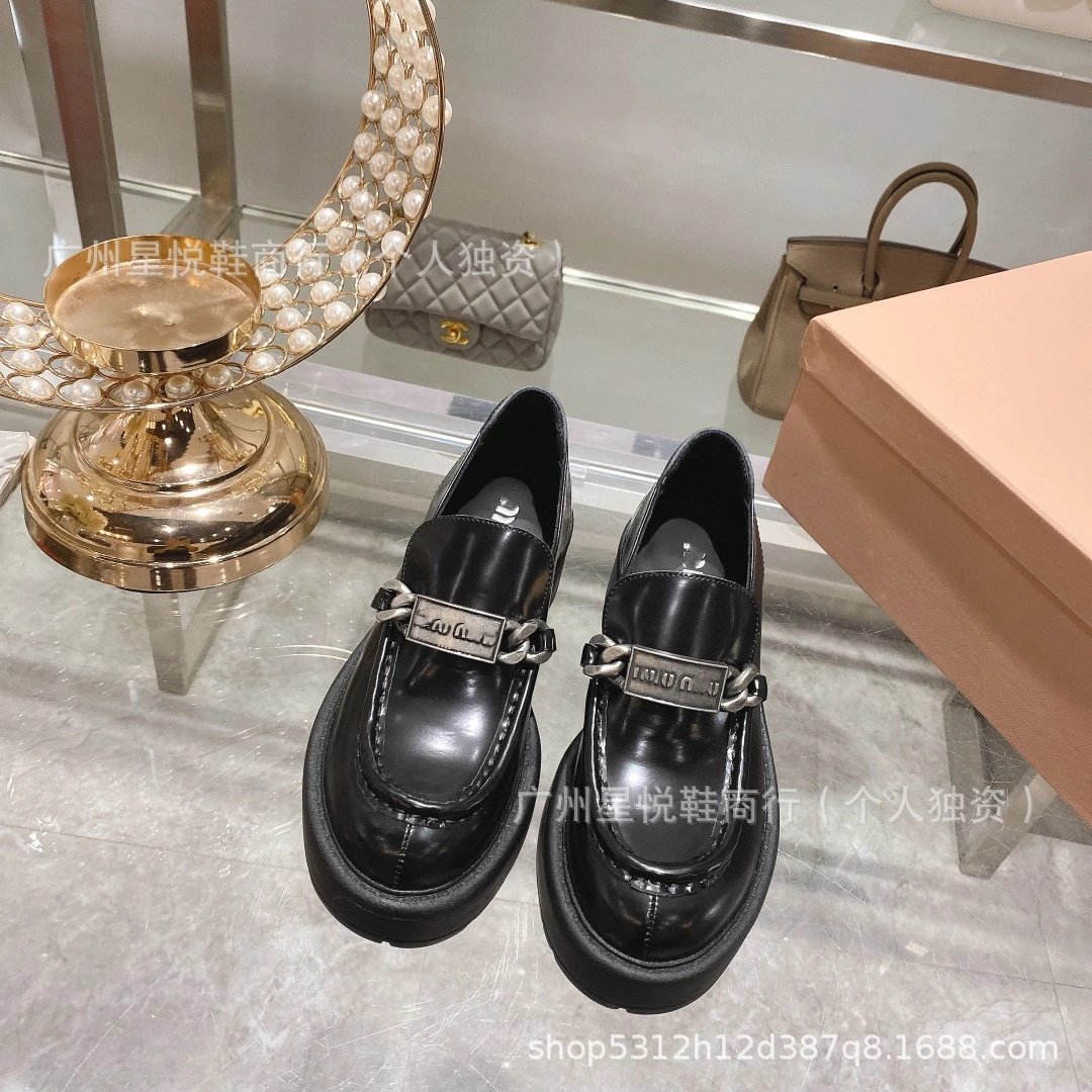 Black Patent Leather Mary Jane Platform Shoes - 11
