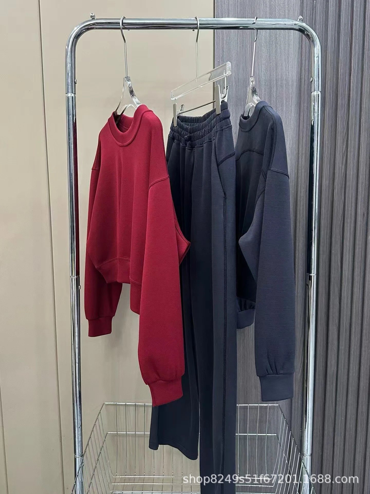 Design Oversized Crewneck Sweatshirt Dusty Rose - 7
