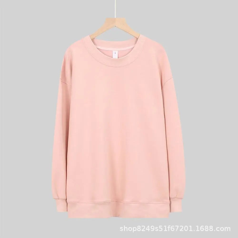 Strawberry milkshake - po round neck long hoodie