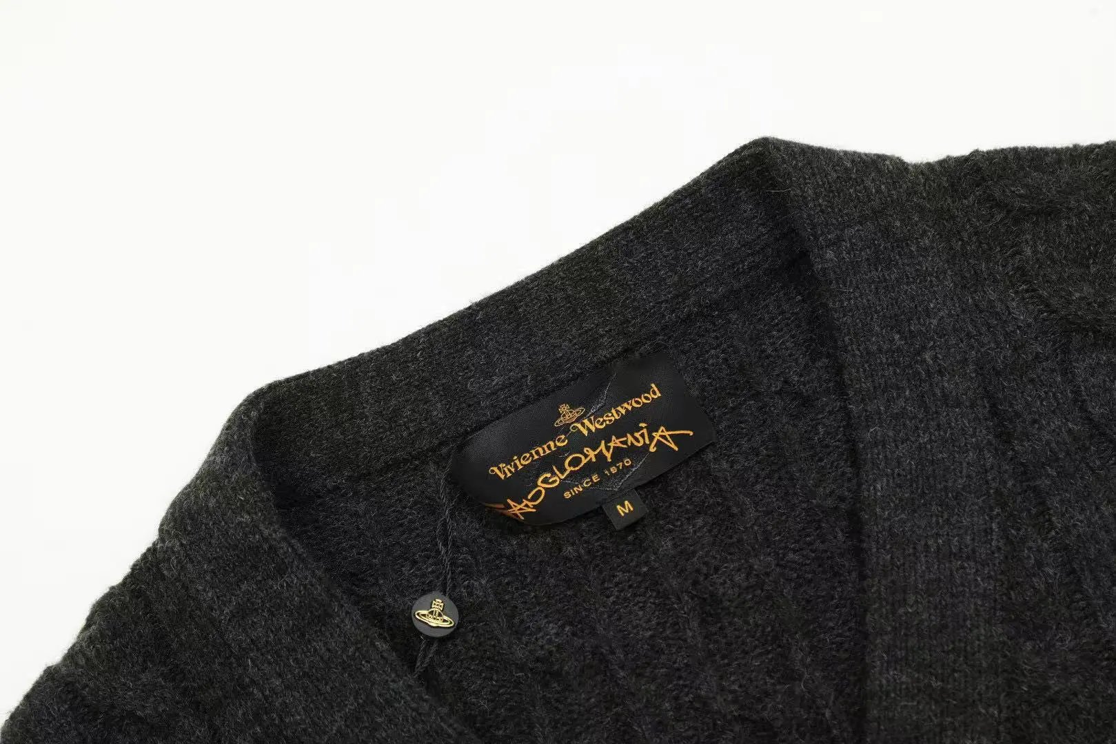 Vivienne Westwood Red Label Cable Knit Cardigan Ivory - 15