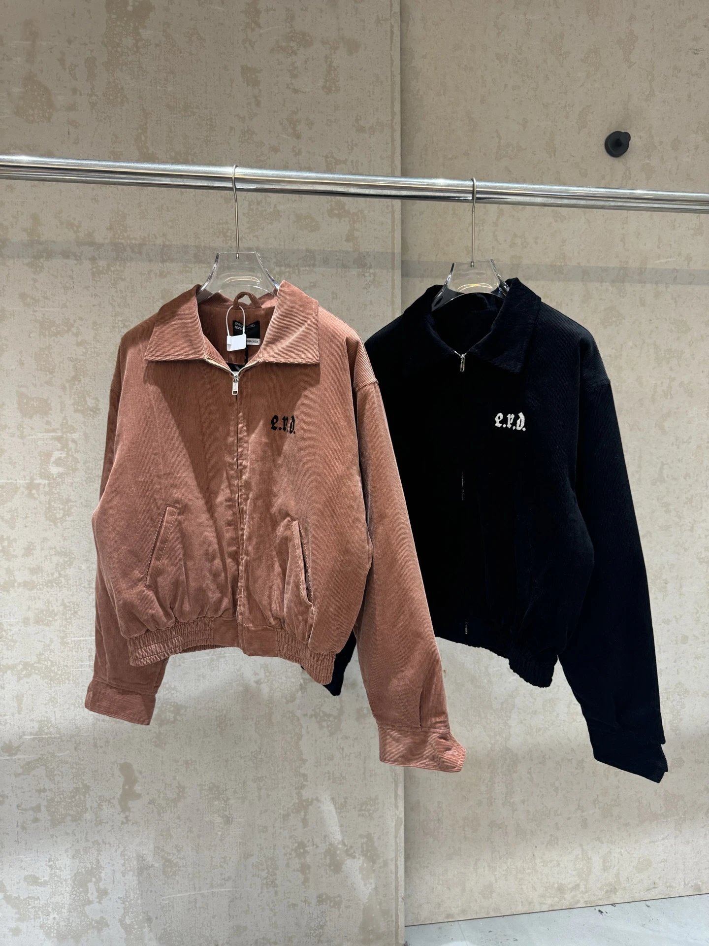 Gallery Dept E.V.D. Corduroy Bomber Jacket Dusty Rose - 6