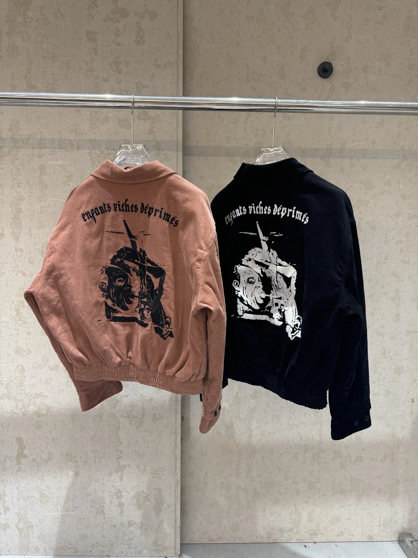 Gallery Dept E.V.D. Corduroy Bomber Jacket Dusty Rose - 7