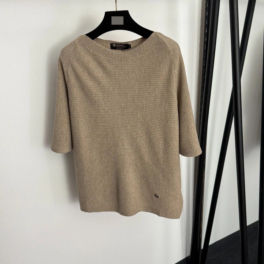 Design Knit Set Black Casual Two-Piece Set - 8