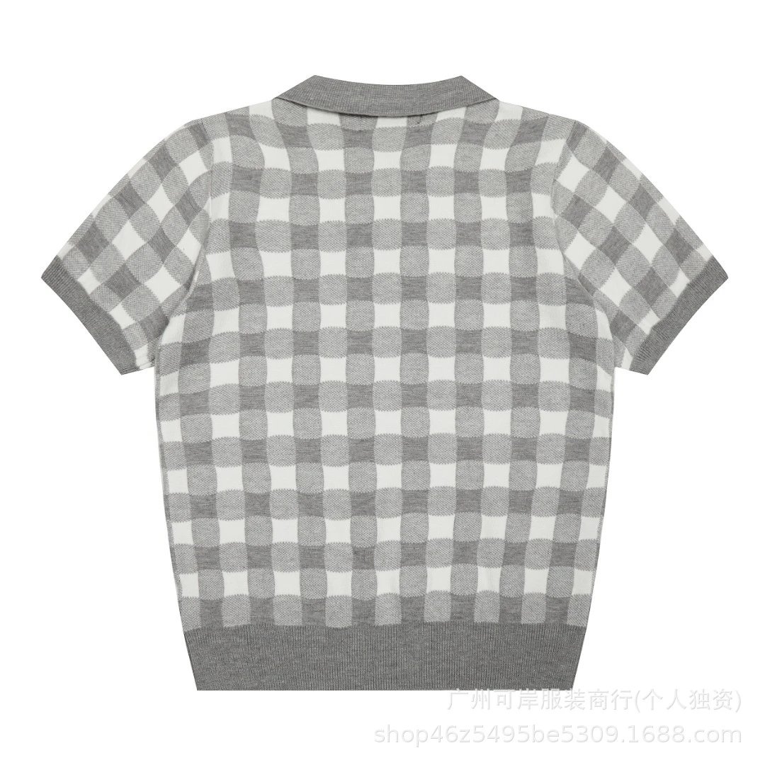 Polo Ralph Lauren Gingham Knit Polo Mint Green - 8