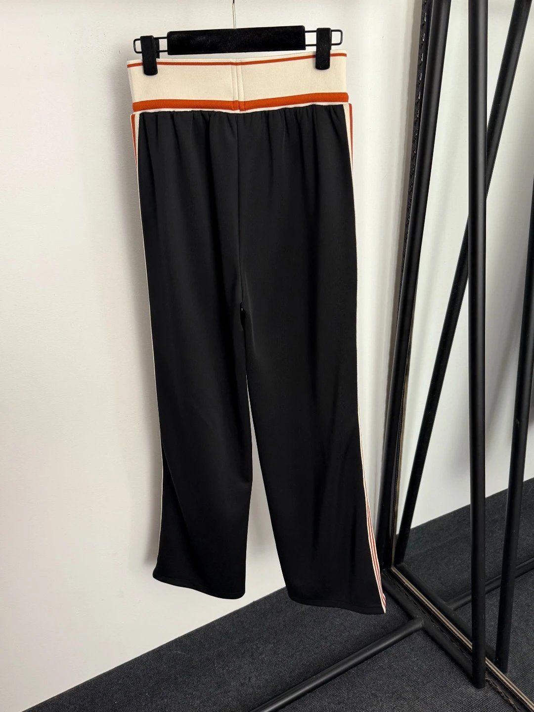 Stone Island Shadow Project Track Jacket and Sweatpants Black Orange Trim Tracksuit - 8