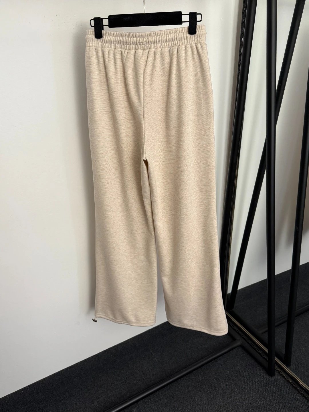 Design Ribbed Knit Set Gray Tracksuit - 10