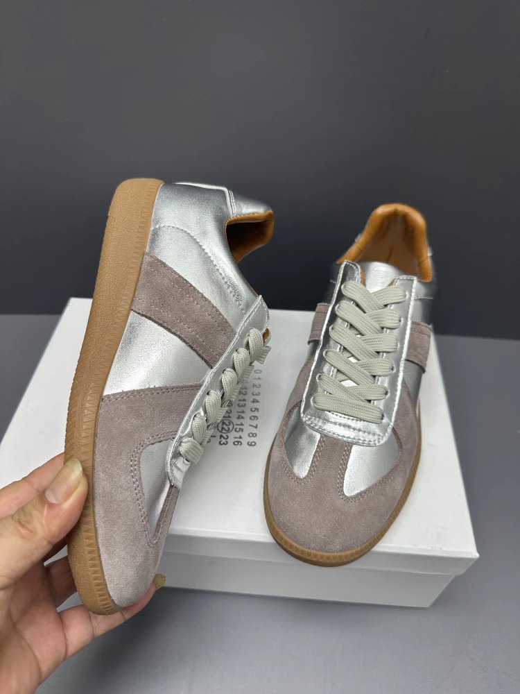 Maison Margiela Replica Sneakers White Black Beige Sneakers - 10
