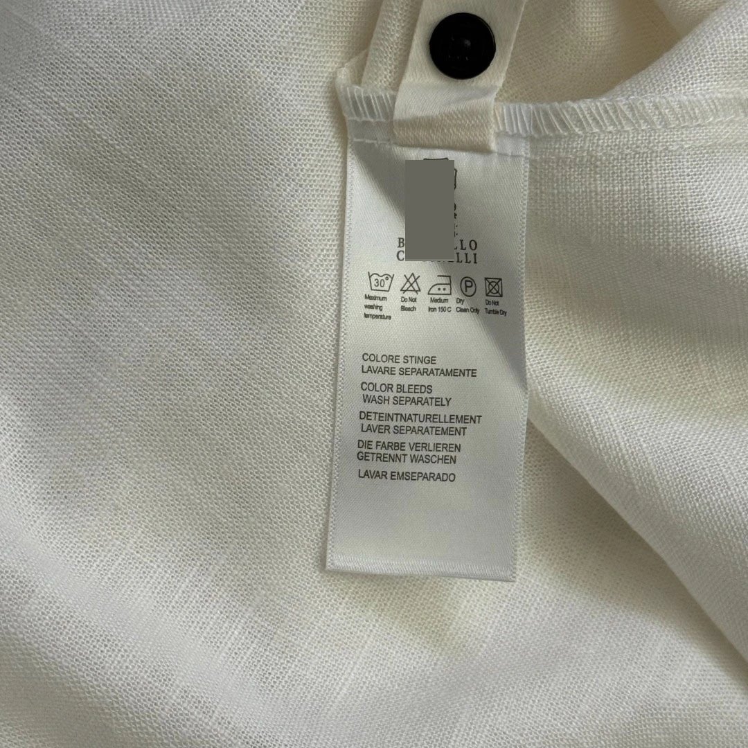 Design Linen-Blend Shirt and Wide-Leg Pants Set Beige Casual Set - 15