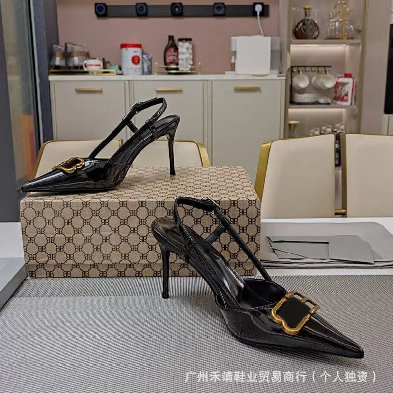 Gucci Horsebit Mule Black Patent Leather Heels - 10