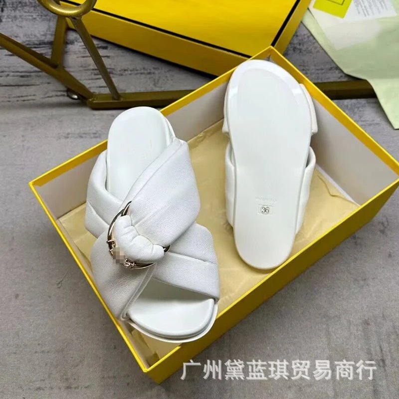 Hermès Oran Slide Sandals Beige Slippers - 5