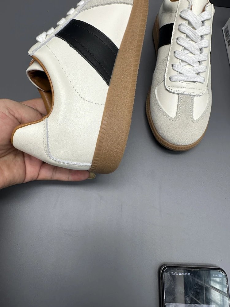 Maison Margiela Replica Sneakers White Black Beige Sneakers - 26