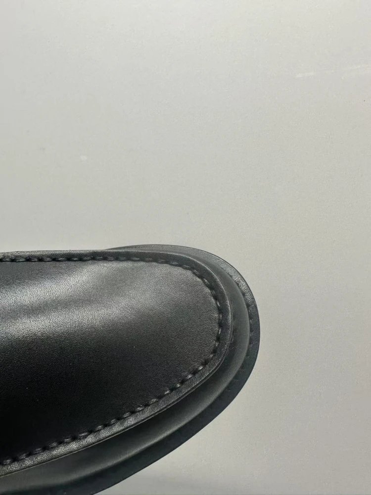 Saint Tears Loafer Black Leather Loafers - 22