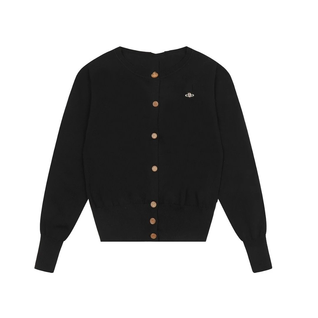 Saint Tears Embroidered Cable Knit Cardigan Black - 18